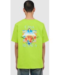 CASABLANCA - Tennis Landscape Classic T-Shirt - Lyst
