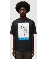 Heron Preston - Bird Painted Logo T Shirt - Lyst