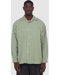 Beams Plus - Open Collar 80/2 Madras Shirt - Lyst