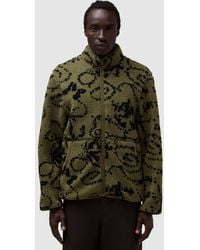 Hiking Patrol - Print Fleece Jacket - Lyst