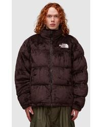 The North Face - Nuptse Velour Down Jacket - Lyst