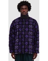 Needles - Fur Jacket (Papillon Plaid Pile - Lyst