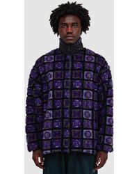Needles - Fur Jacket (Papillon Plaid Pile - Lyst