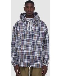 Beams Plus - Mil Patchwork Madras Smock Hoodie - Lyst