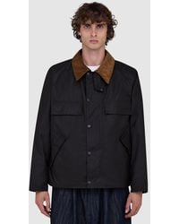 Barbour - Four Pocket Transport Wax Jacket (Dark - Lyst