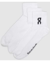 On Shoes - Logo Mid 3 Pack Sock - Lyst