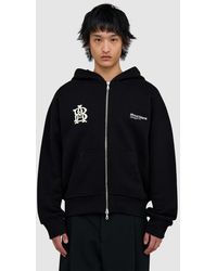 About Blank - Dual Logo Zip Hoodie /Ecru - Lyst