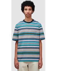 Noah - Striped Pocket T-Shirt - Lyst