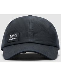 Barbour - X A.P.C Tartan Wax Cap (Dark - Lyst