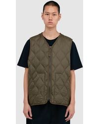 Taion - Military V-Neck Down Soft Shell Vest (D - Lyst