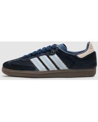 adidas - Samba Og 'Ponyhair' Sneaker (Night/Clear Sky/Tactile - Lyst