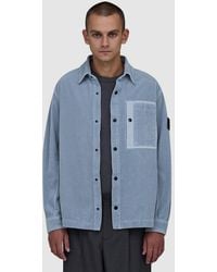 Stone Island - Organic Cotton Corduroy 800 Shirt - Lyst