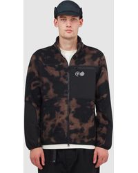 Purple Mountain Observatory - Borg Sherpa Fleece Jacket (Tie Dye - Lyst