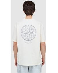Stone Island - Stone Print T-Shirt (Ivory - Lyst