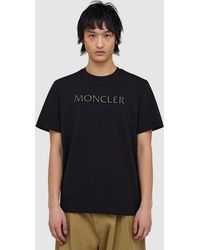 Moncler - Linear Logo T-Shirt - Lyst