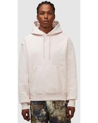 Stussy Back Hood Embroidered Hoodie Stone in White for Men