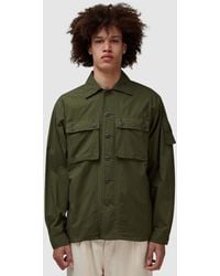 Beams Plus - Textured Military Shirt Jacket - Lyst