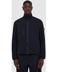 Stone Island - Stretch Nylon Tech Fleece Overshirt - Lyst