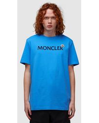 Moncler - Double Logo Script T-shirt - Lyst