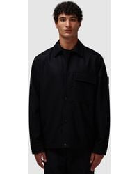 Stone Island - Ghost Nylon Wool Overshirt - Lyst