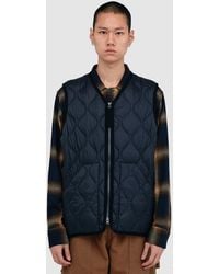 Taion - Military V-Neck Down Soft Shell Vest - Lyst