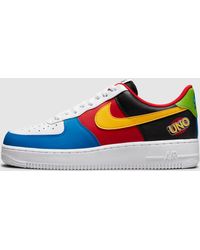 Nike - Air Force 1 '07 Uno Leather Low-top Trainers - Lyst