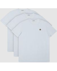 Moncler - 3 Pack Logo T-Shirt - Lyst