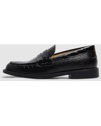 Duke & Dexter - Wilde Penny Loafer ( Croc - Lyst