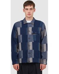 Universal Works - Japanese Patchwork Tech Overshirt - Lyst