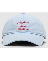 Drole de Monsieur - Calligraphy Slogan Cap (Light - Lyst