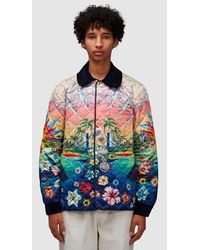 Casablancabrand - Printed Quilted Hunting Jacket - Lyst