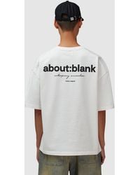 About Blank - Box T-Shirt (Oat - Lyst