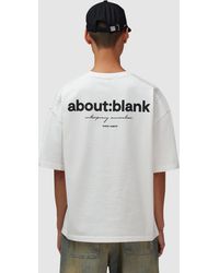 About Blank - Box T-Shirt (Oat - Lyst