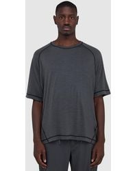 Hiking Patrol - X Mammut Tree Wool Fl T-Shirt (Gabbro - Lyst