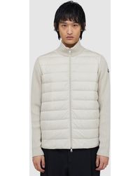 Moncler - Contrast Panel Down Jacket - Lyst