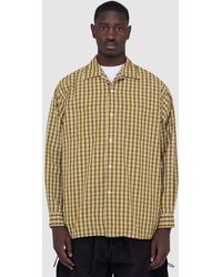 Beams Plus - Open Collar 80/2 Madras Shirt - Lyst