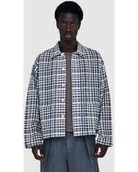 YMC - Pj Overshirt (Charcoal/Off - Lyst