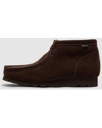 Clarks - Wallabee Gore-Tex Boot (Dark Suede - Lyst
