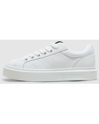 Cleens - Ace Woven Leather Sneaker (Optic - Lyst
