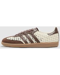 adidas - Samba Og �Basketweave� Sneaker (Cream/Earth Strata/ Met - Lyst