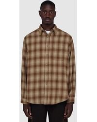 Gramicci - Piled Flannel Shirt (Sand - Lyst