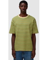 Drole de Monsieur - Striped T-Shirt (Mustard - Lyst