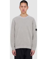 C.P. Company - Cotton Chenille Lens Sweater (Dried Herb - Lyst
