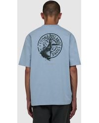 Stone Island - Desert Print T-Shirt (Light - Lyst