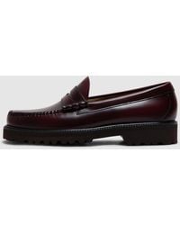 G.H. Bass & Co. - Weejun 90S Larson Penny Loafer (Wine Leather - Lyst