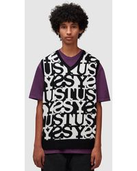 Stussy - Stacked Sweater Vest - Lyst