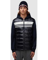 Moncler - Zip Hooded Padded Cardigan - Lyst