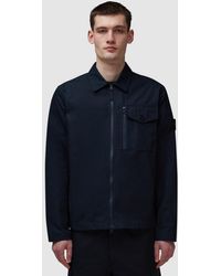 Stone Island - Ghost Waterproof Cotton Overshirt - Lyst