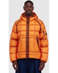 C.P. Company - D.D. Shell Goggle Down Jacket (Russet - Lyst