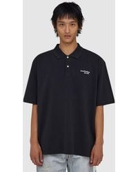 Acne Studios - Washed Logo Polo Shirt - Lyst